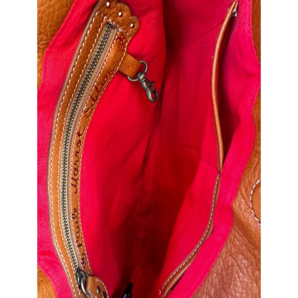 Paule Marrot Editions Hayden Harnet Leather & Canvas Multi Color Top Handle Bag - Picture 5 of 15